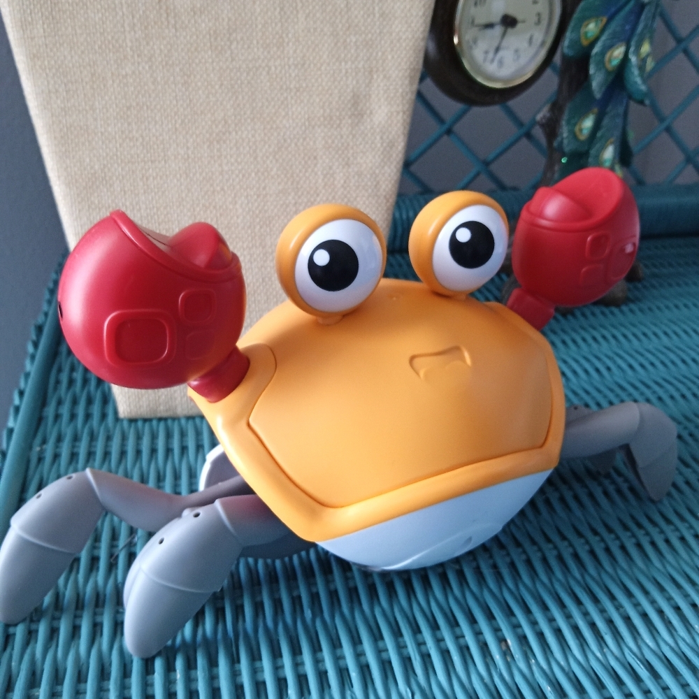 Walking Rolling Pet Crab Toy
